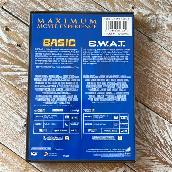 Double feature📀 Basic & S.W.A.T. 
2 for 1!! - Picture 2 of 8